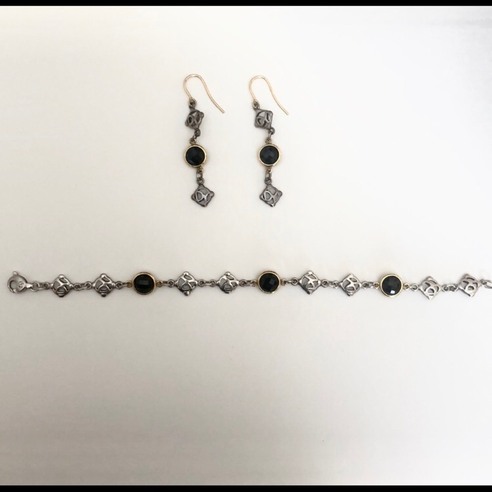 David Yurman DY logo collection earrings bracelet